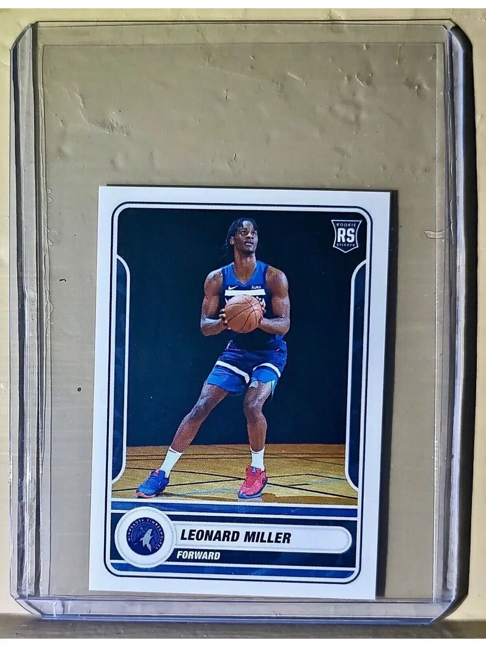 2023-24 Leonard Miller Panini NBA Basketball #397 Sticker Minnesota Timberwolves